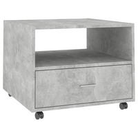COUCHTISCH Betongrau 55x55x40 cm Holzwerkstoff - Grau, Holzwerkstoff (55/55/40cm) - furnicato