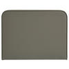 KOPFTEIL ARIELA 90X190 CM - Grau, Textil (90/68/6cm) - IDIMEX