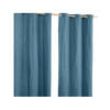 ÖSENVORHANG blickdicht 2er-Set, 117/137 cm - Blau, Textil (117/137cm) - Homescapes