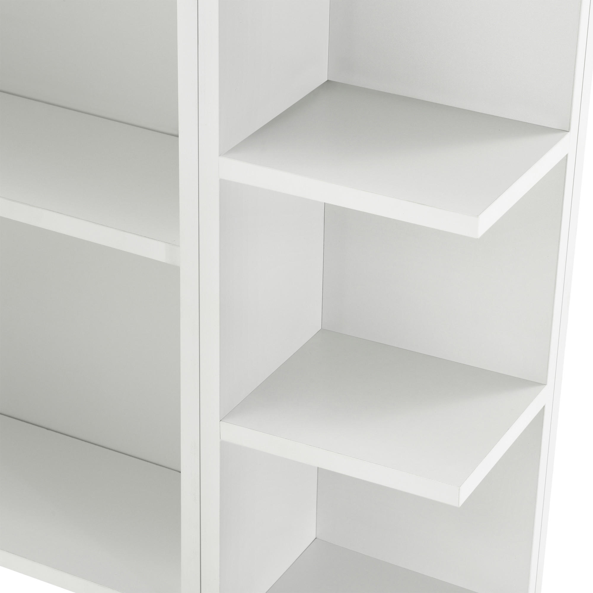 SPIEGELSCHRANK Harstad - Weiß, Holzwerkstoff (80/64/20cm) - [en.casa]