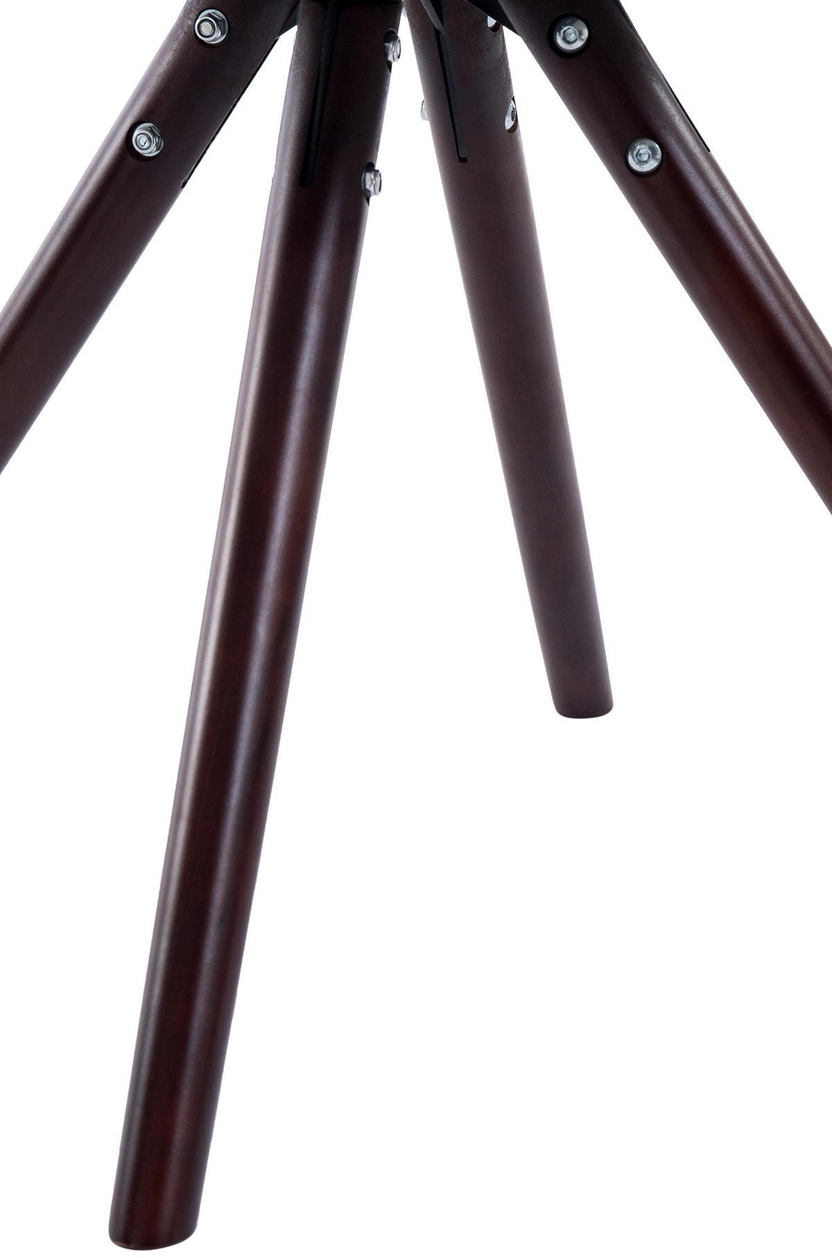 STUHL Lederlook grau - Grau/Cappuccino, Holz/Textil (48/84/56cm) - CLP