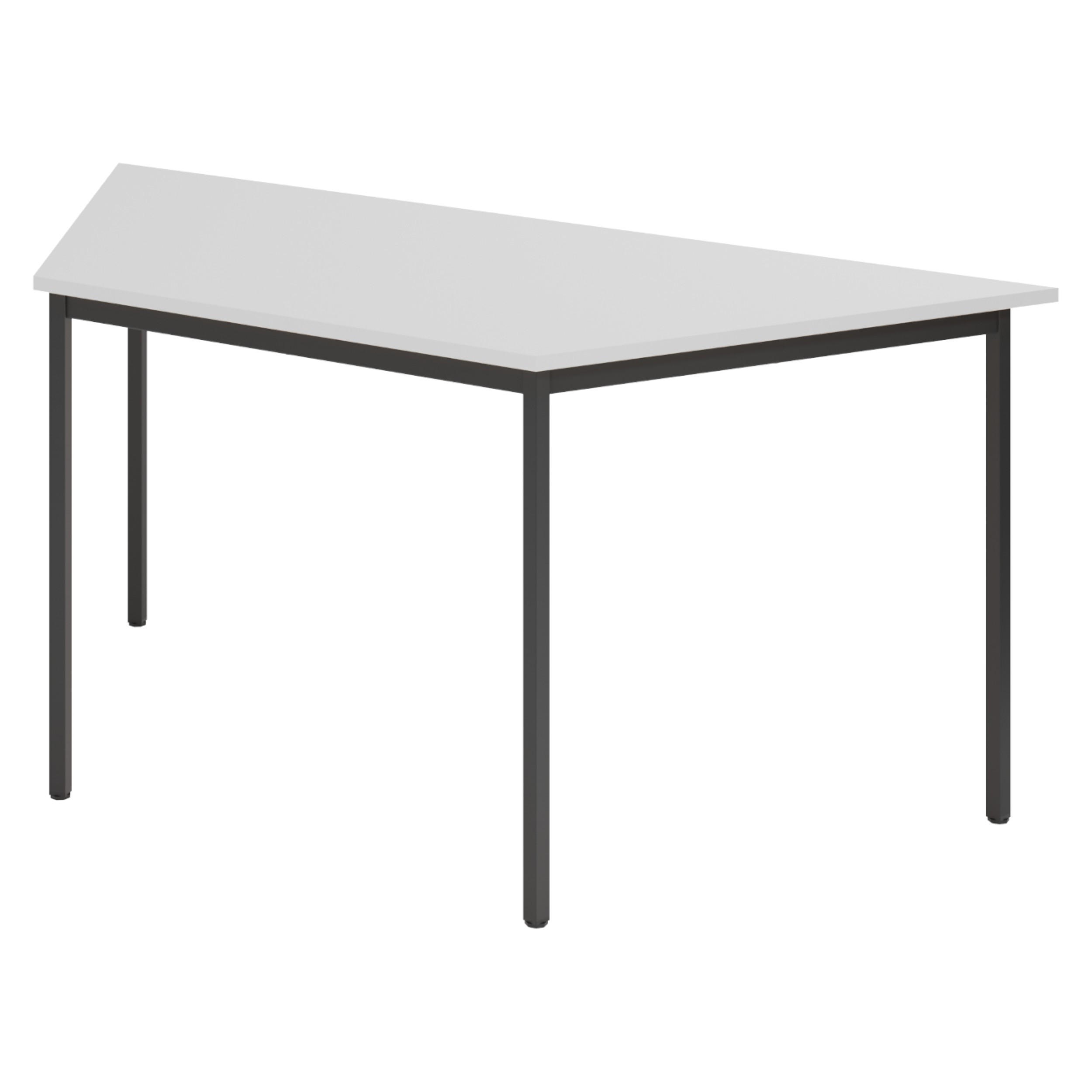 KANTINENTISCH Serie-V 69/160/72 cm in Grau/Schwarz - Schwarz/Grau, Holzwerkstoff (69/160/72cm) - bümö