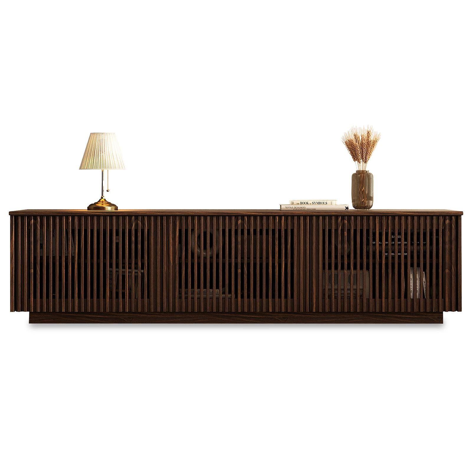 LOWBOARD OLE nussbaum - Nussbaumfarben, Holz (175/37/38cm) - IDIMEX