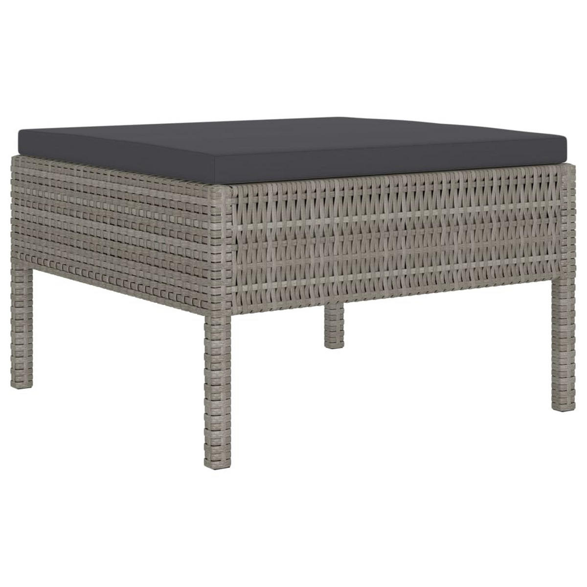 GARTENSET Reeves 6-teilig - Grau, Metall - Nettlife