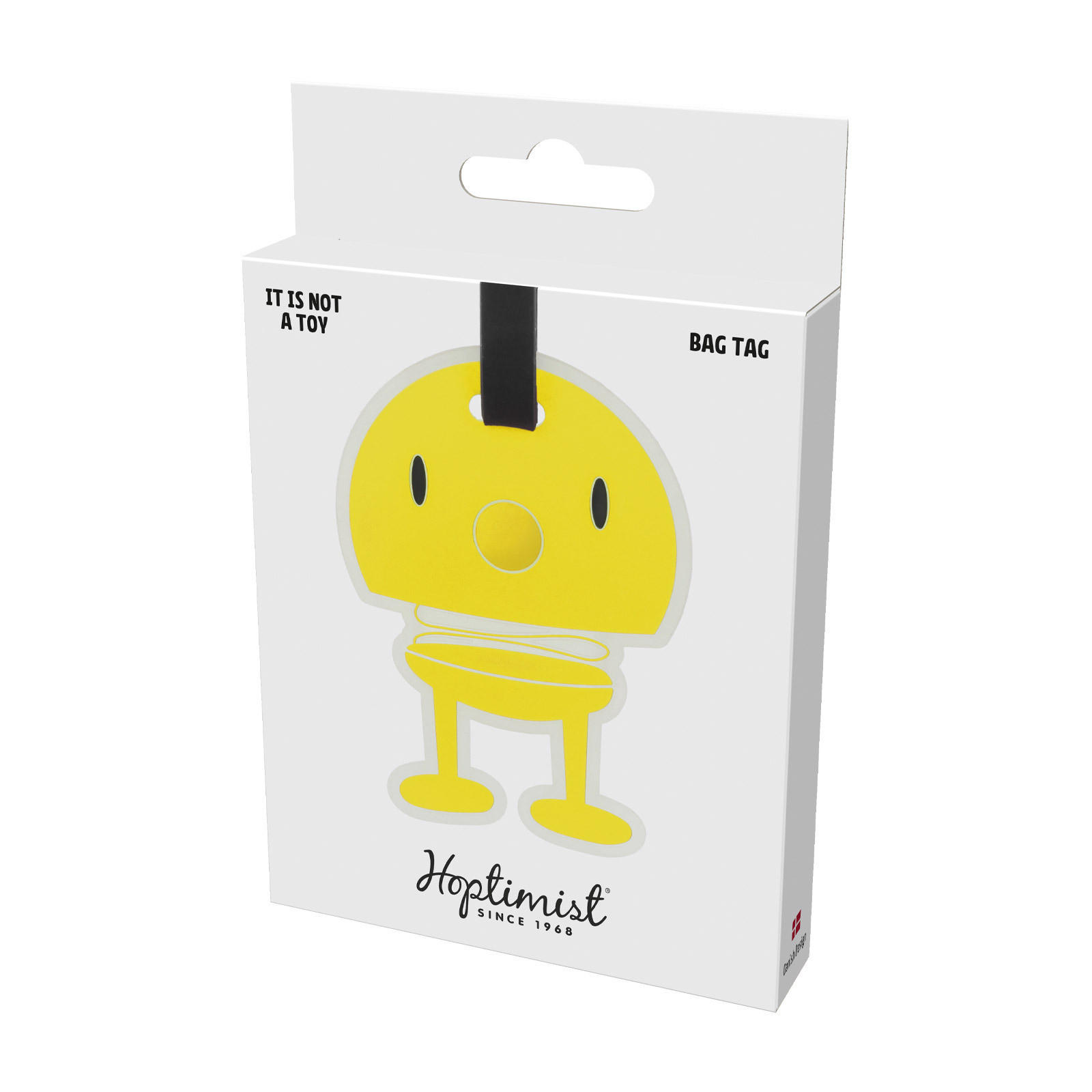 TASCHENANHÄNGER Bag tag gelb 10,5 x 8 cm - Gelb, Kunststoff (8/1/10.5cm) - Hoptimist