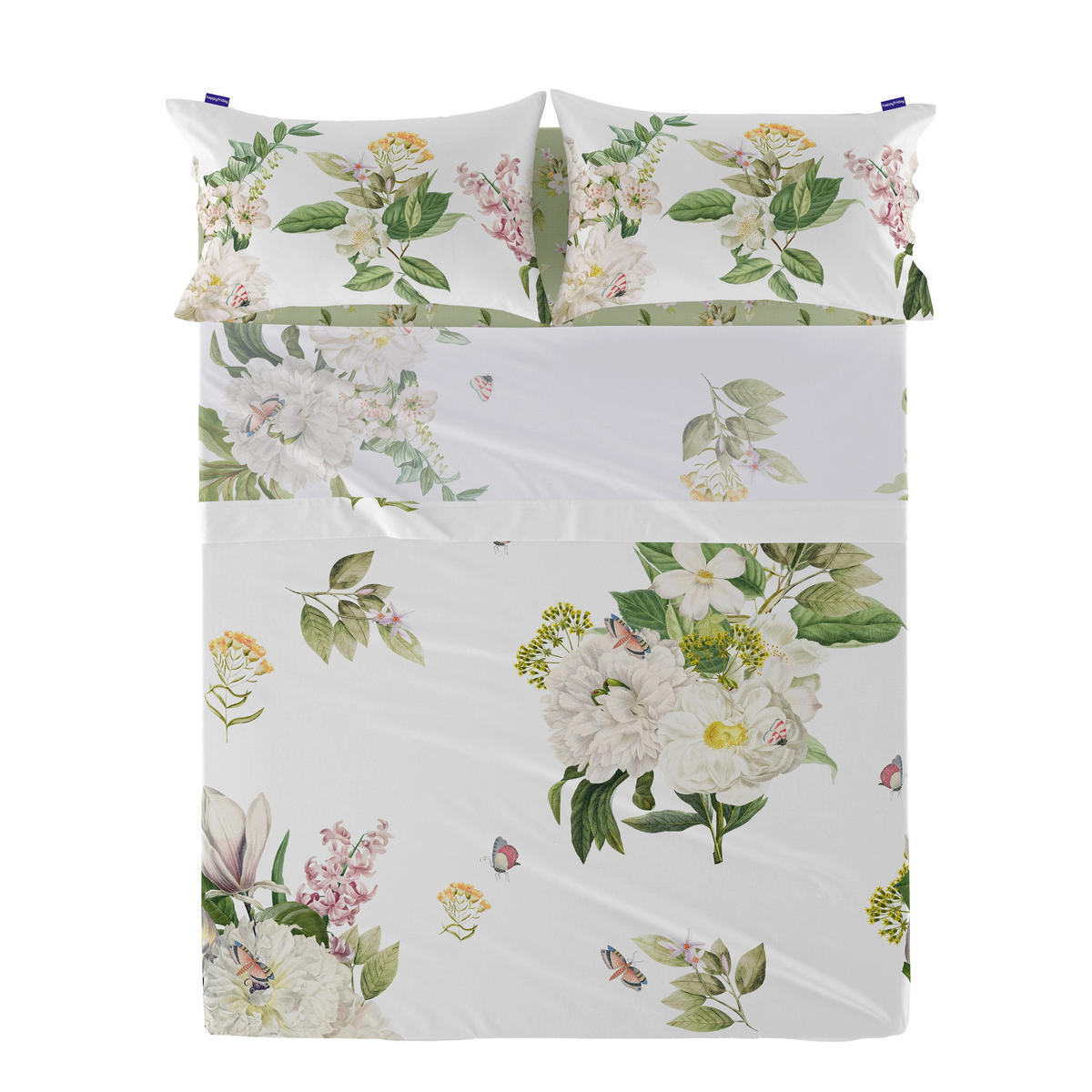 OBERBETTLAKEN azahara 160x270 cm mehrfarbig - Multicolor, Textil (160/270cm) - Happy Friday