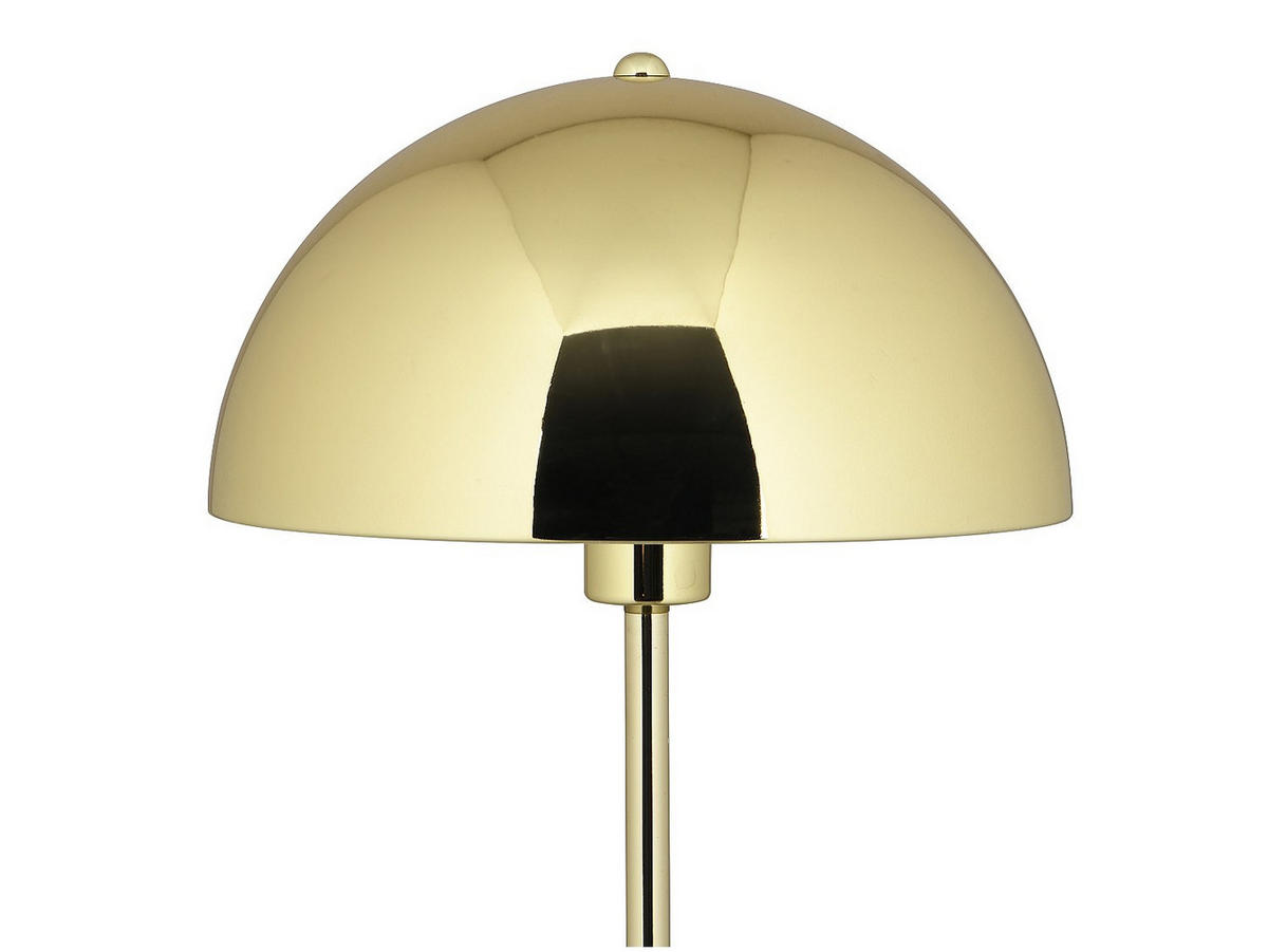 STEHLAMPE - 30 cm x 30 cm - Metall - Goldfarben - ONTARIO - Goldfarben, Metall (30/30/149cm) - Vente-Unique