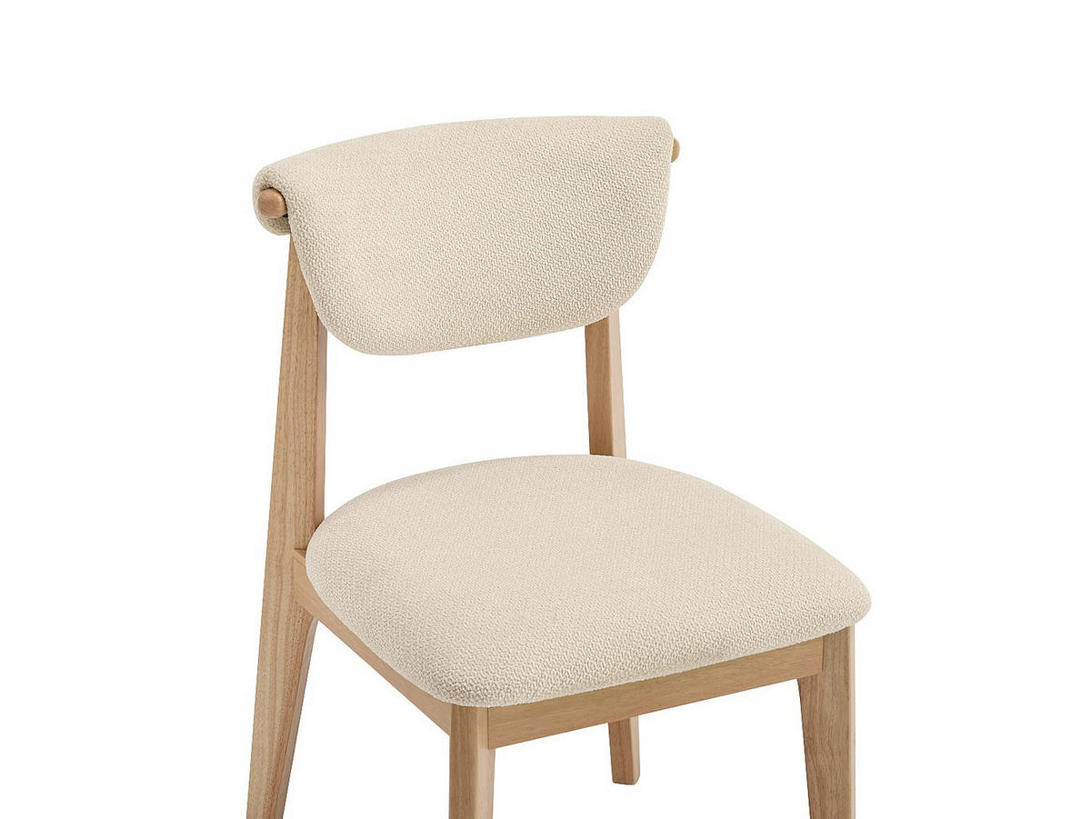 STUHL - 51 x 59 - holz - cremefarben Gabiel - Creme, Holz/Holzwerkstoff (51/83.5/59cm) - Vente-Unique