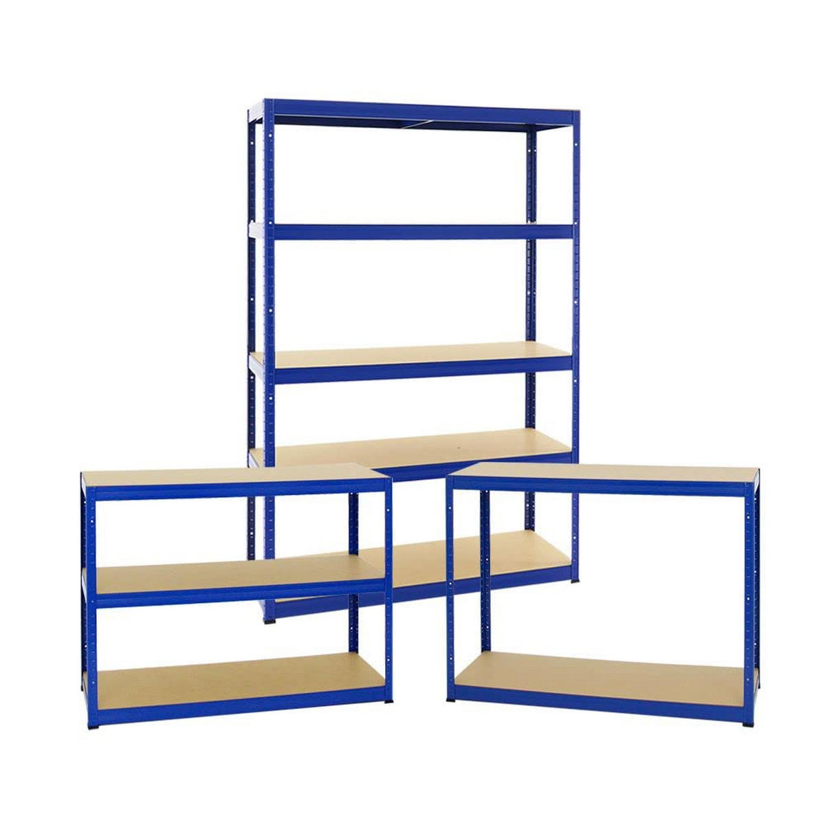 SCHWERLASTREGAL Big Elephant S 2er-Set mit 2x 180x120x45 cm Fachlast 250 kg Blau - Blau, Metall (240/180/45cm) - PROREGAL