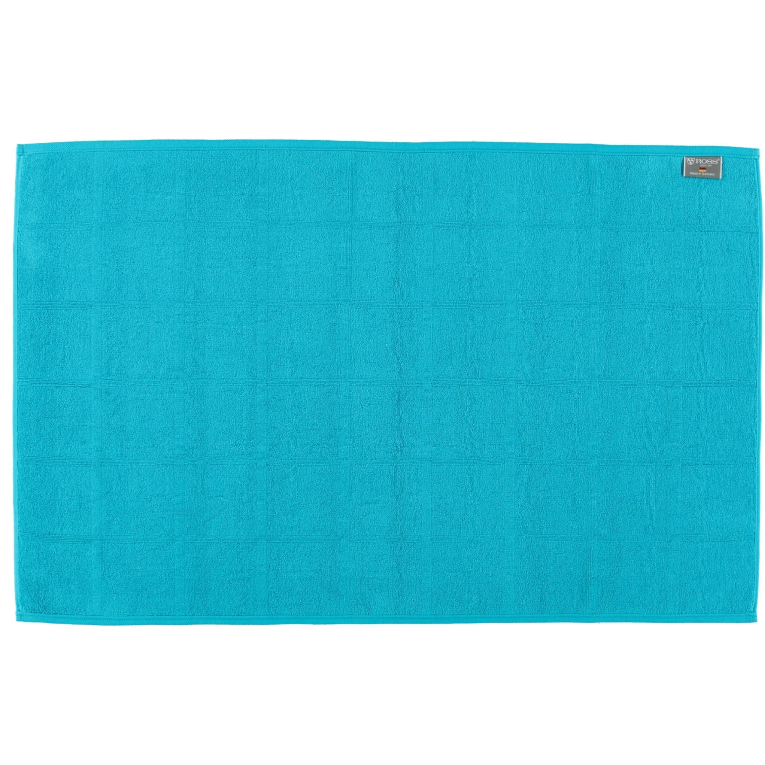 BADEMATTEN KAROFOND 4015 PETROL - 29 - Blau, Textil (60/100cm) - Ross