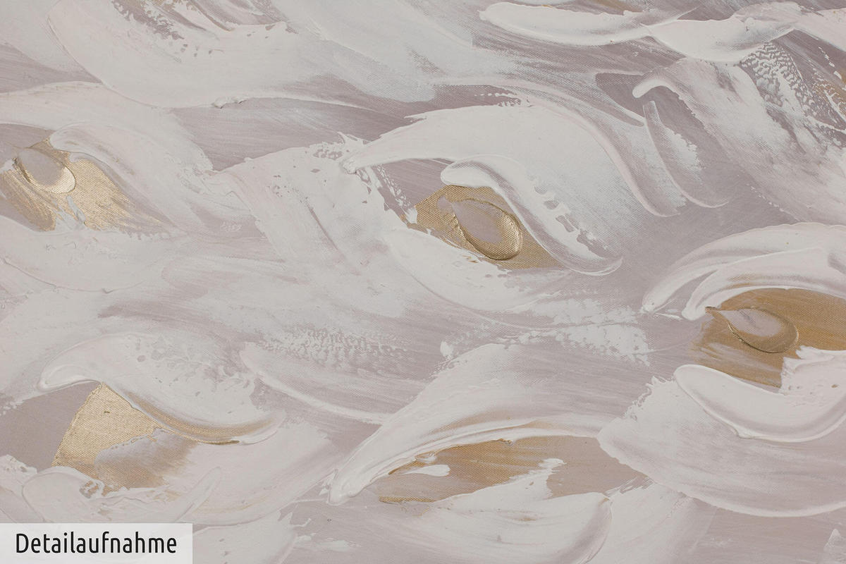 ACRYLBILD HANDGEMALT 150/50 cm - Beige, Holz/Textil (150/50cm) - KUNSTLOFT