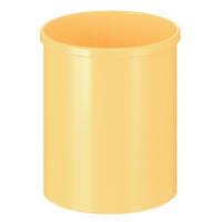 PAPIERKORB Stillvoll Metall 15 Liter 30,5x25,5 cm Gelb - Gelb, Metall (25.5/30.5/25.5cm) - PROREGAL