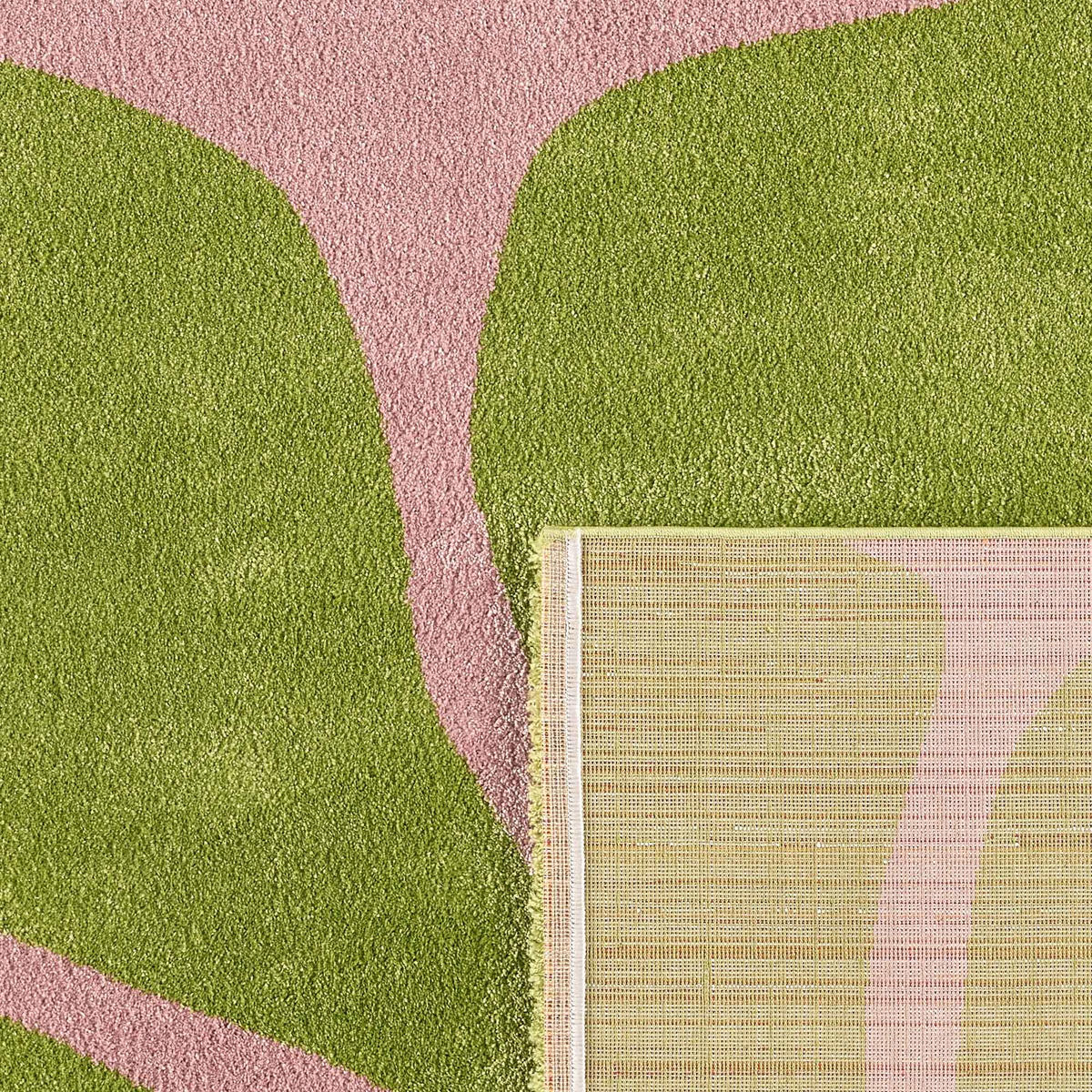 TEPPICH vintage blume grün Groovy 120x160 cm - Grün, Textil (120/160cm) - Nazar Rugs