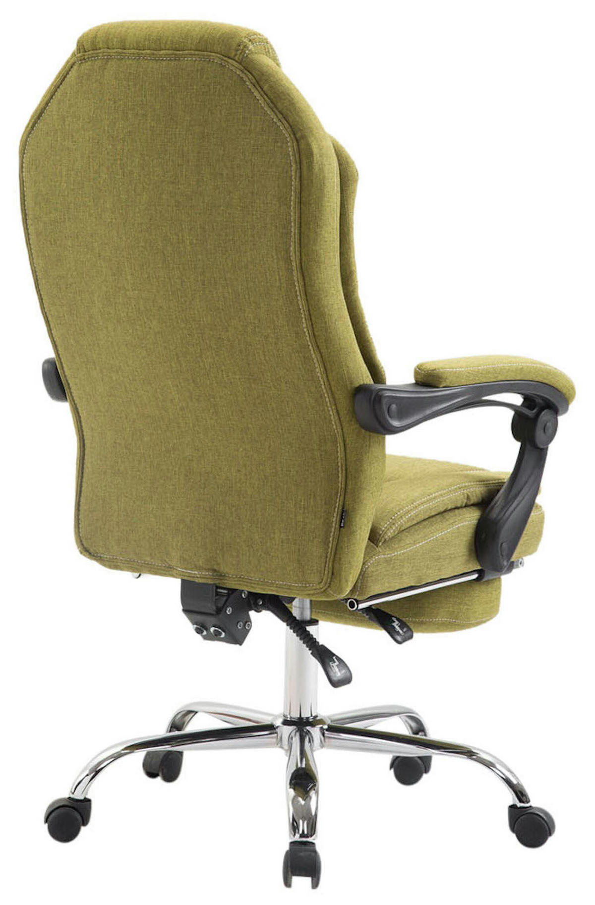 BÜROSTUHL Castan, Stoff Grün - Grün, Textil/Metall (67/124/64cm) - TPFLiving
