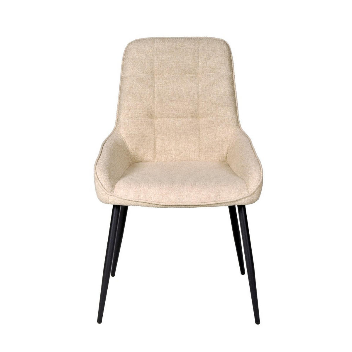 ESSZIMMERSTUHL/ ARTY, Beige - Beige, Metall (53/86.5/60cm) - Weber Industries