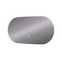 BADEZIMMERSPIEGEL Miral Glas 80 x 40 cm mit Backlight Beleuchtung - Klar, Glas (80/40/2.8cm) - Vicco