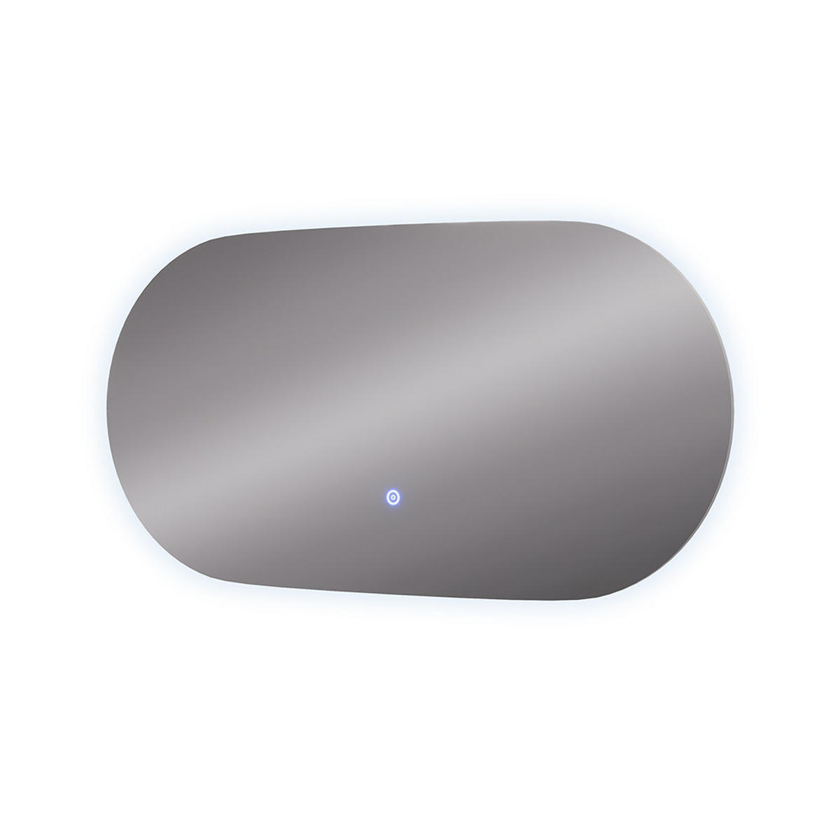 BADEZIMMERSPIEGEL Miral Glas 80 x 40 cm mit Backlight Beleuchtung - Klar, Glas (80/40/2.8cm) - Vicco