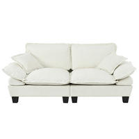 2-SITZER Sofa 194/82/90 cm mit abnehmbaren Armlehnen und Chenille-Bezug, Beige - Beige, Textil (194/90/82cm) - Redom