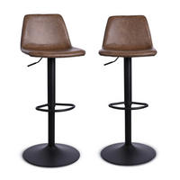 BARHOCKER (2er-set) - tomy 46/41/85 cm - Braun, Textil (41/85/46cm) - Calicosy