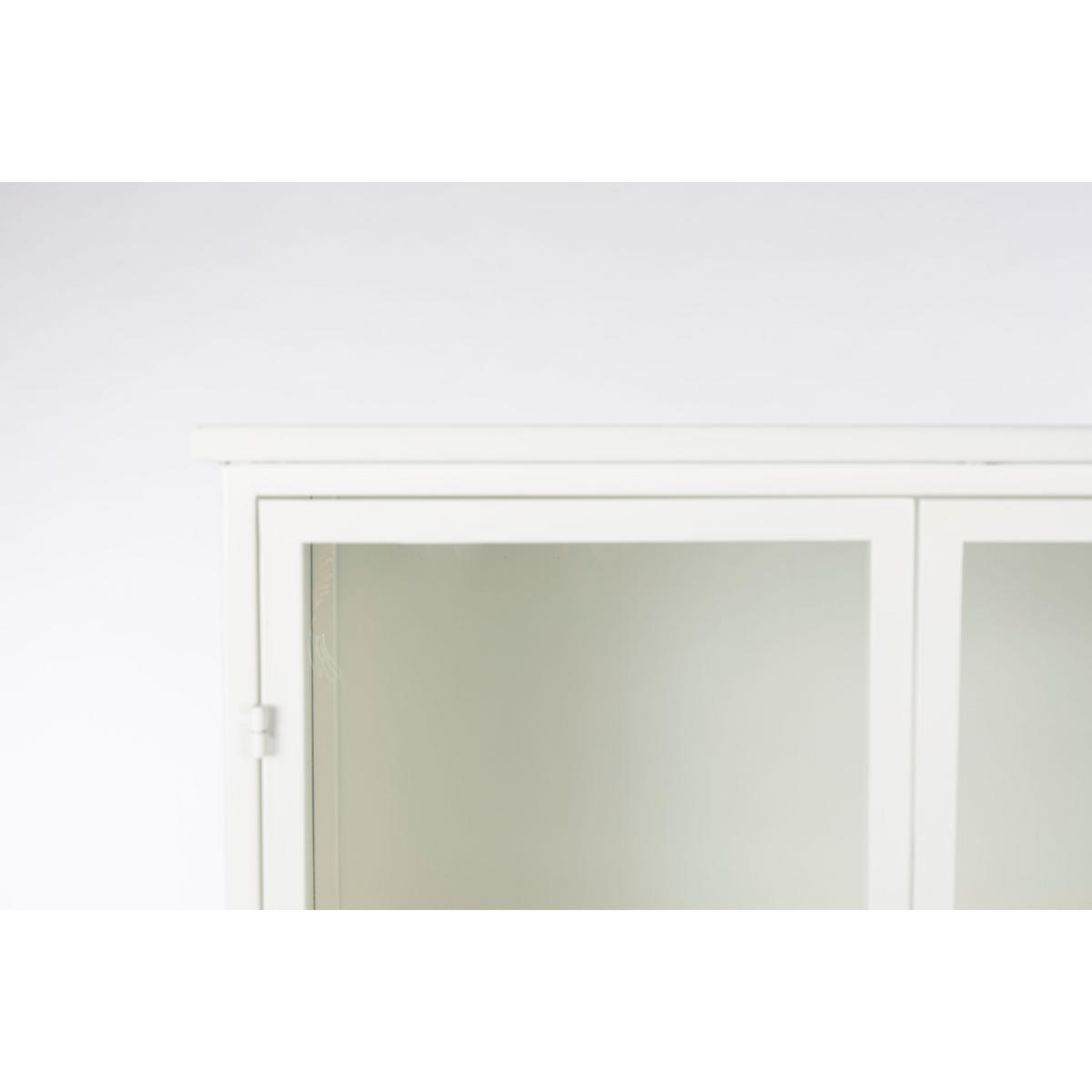 AUFBEWAHRUNGSSCHRANK Miya Hochschrank aus Weiß - Weiß, Metall (35/150/68cm) - Housecraft Living