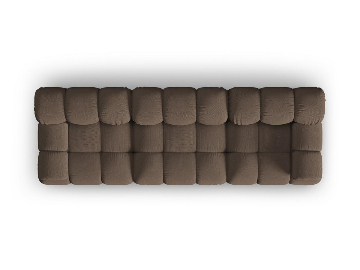 SOFA modular Bellis aus 3D-Stoff braun 3 Sitzplätze - Braun, Textil (94/70/282cm) - Micadoni