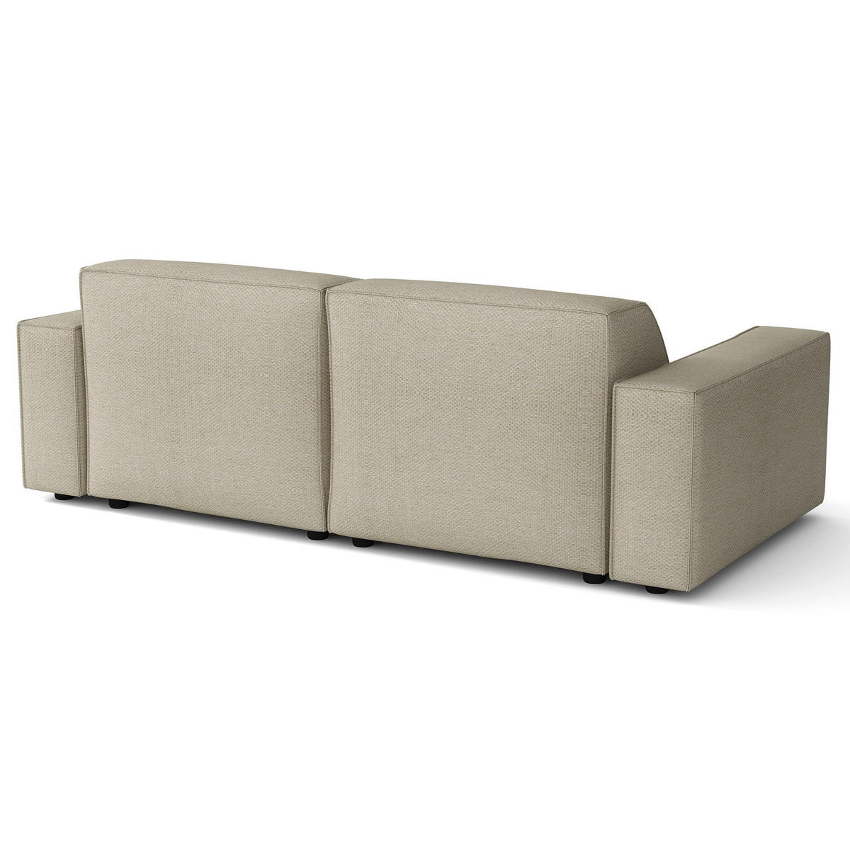 ROHOVÁ POHOVKA Sellmo 210 cm - černá/šedohnědá, textil/plast (210/166cm) - Selsey