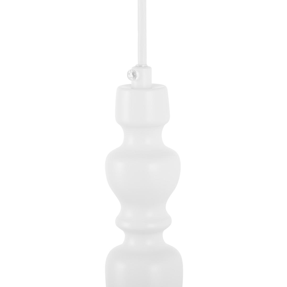 HÄNGELEUCHTE Driva 26/26/120 cm - Weiß, Metall (26/26/120cm) - Beliani