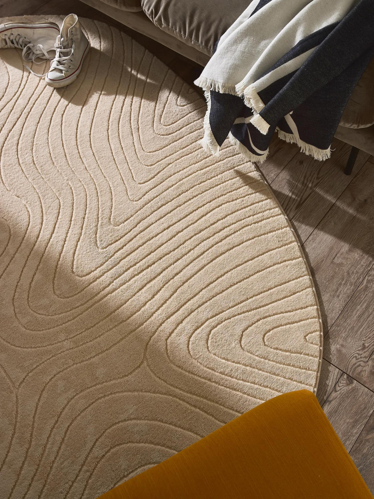 TEPPICH Pam waschbar Beige 200/270 cm - Beige, Kunststoff/Textil (200/270cm) - benuta