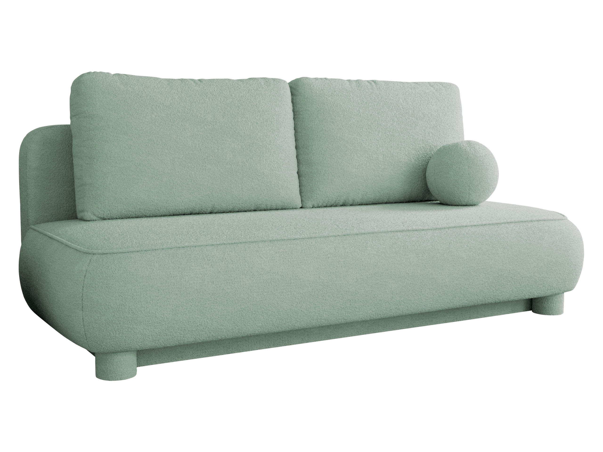 SCHLAFSOFA Gaja - Mintgrün, Holz/Textil (209/96/96cm) - MIRJAN24