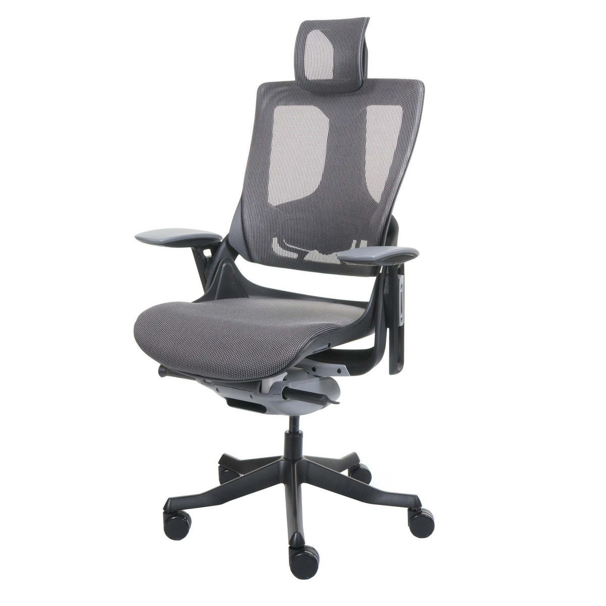 BÜROSTUHL MERRYFAIR Schwarz - Schwarz, Textil (75/138/68cm) - MCW