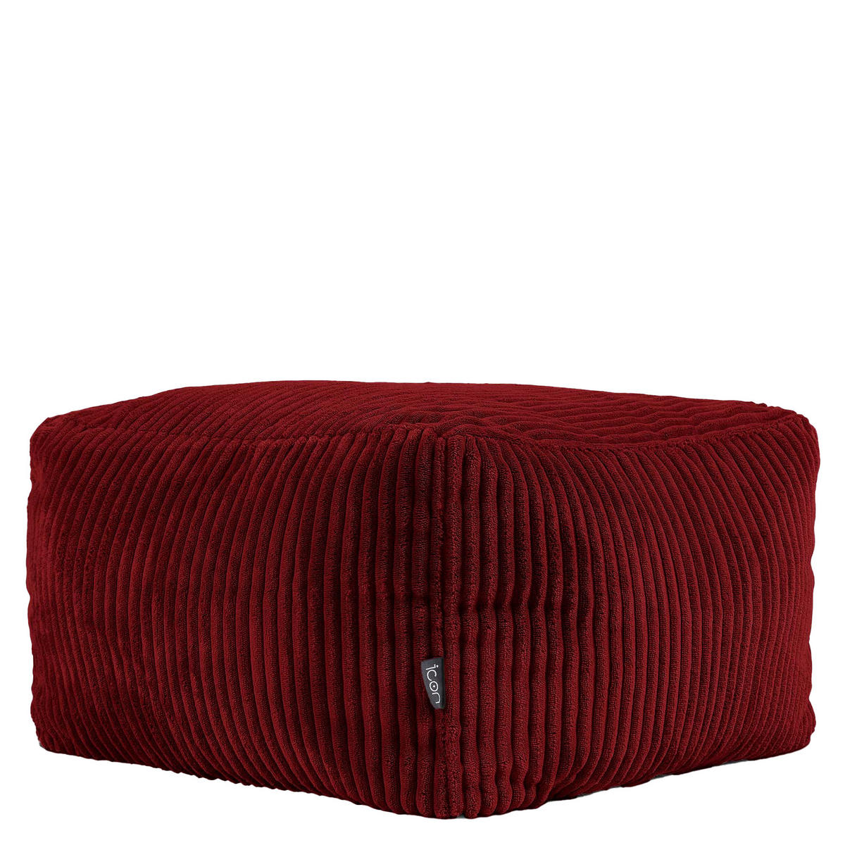 SITZPOUF Amara - Bordeaux, Textil (42/24/42cm) - icon