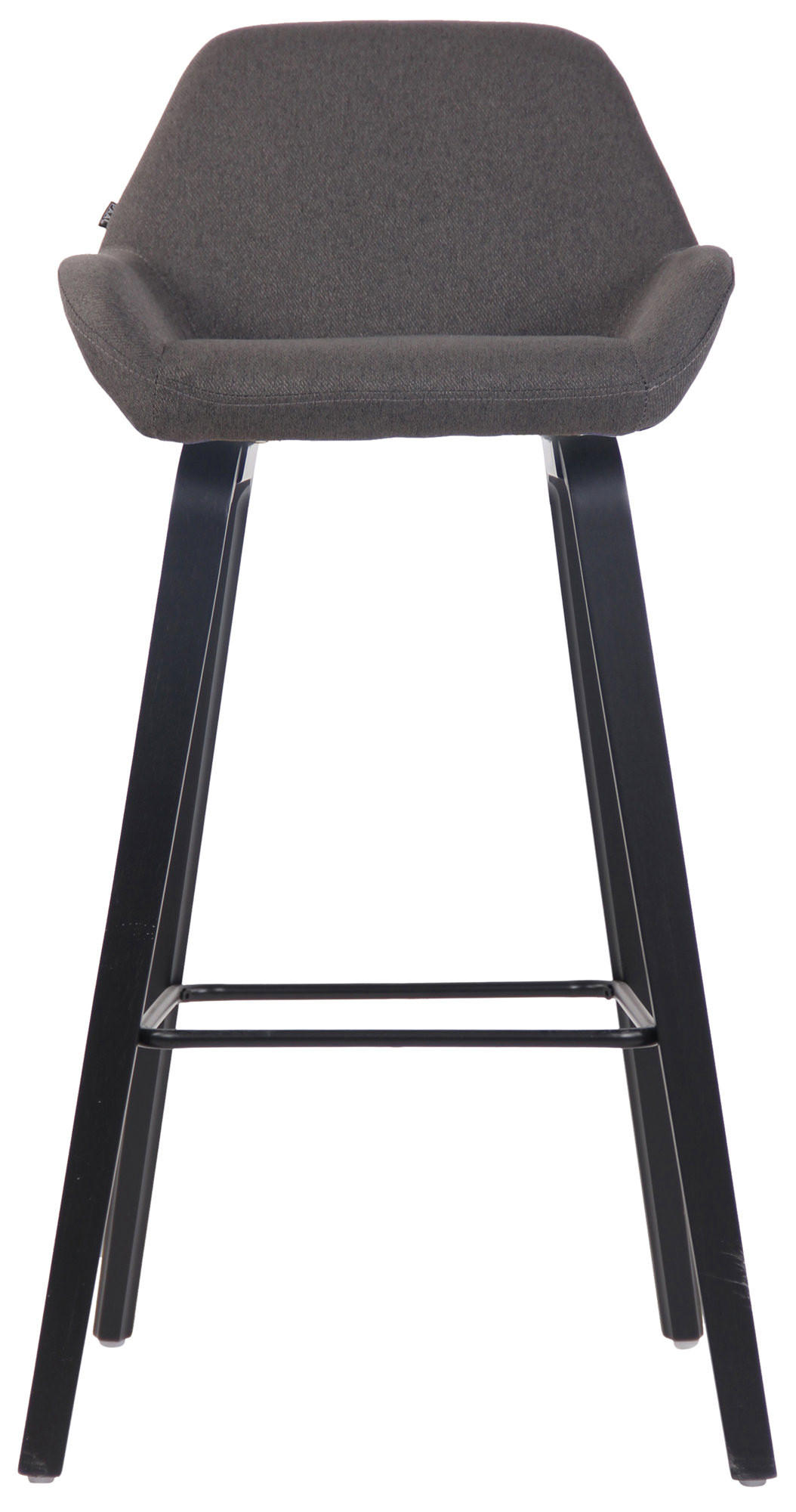 BARHOCKER Stoff dunkelgrau - Dunkelgrau, Textil (52/103/51cm) - CLP