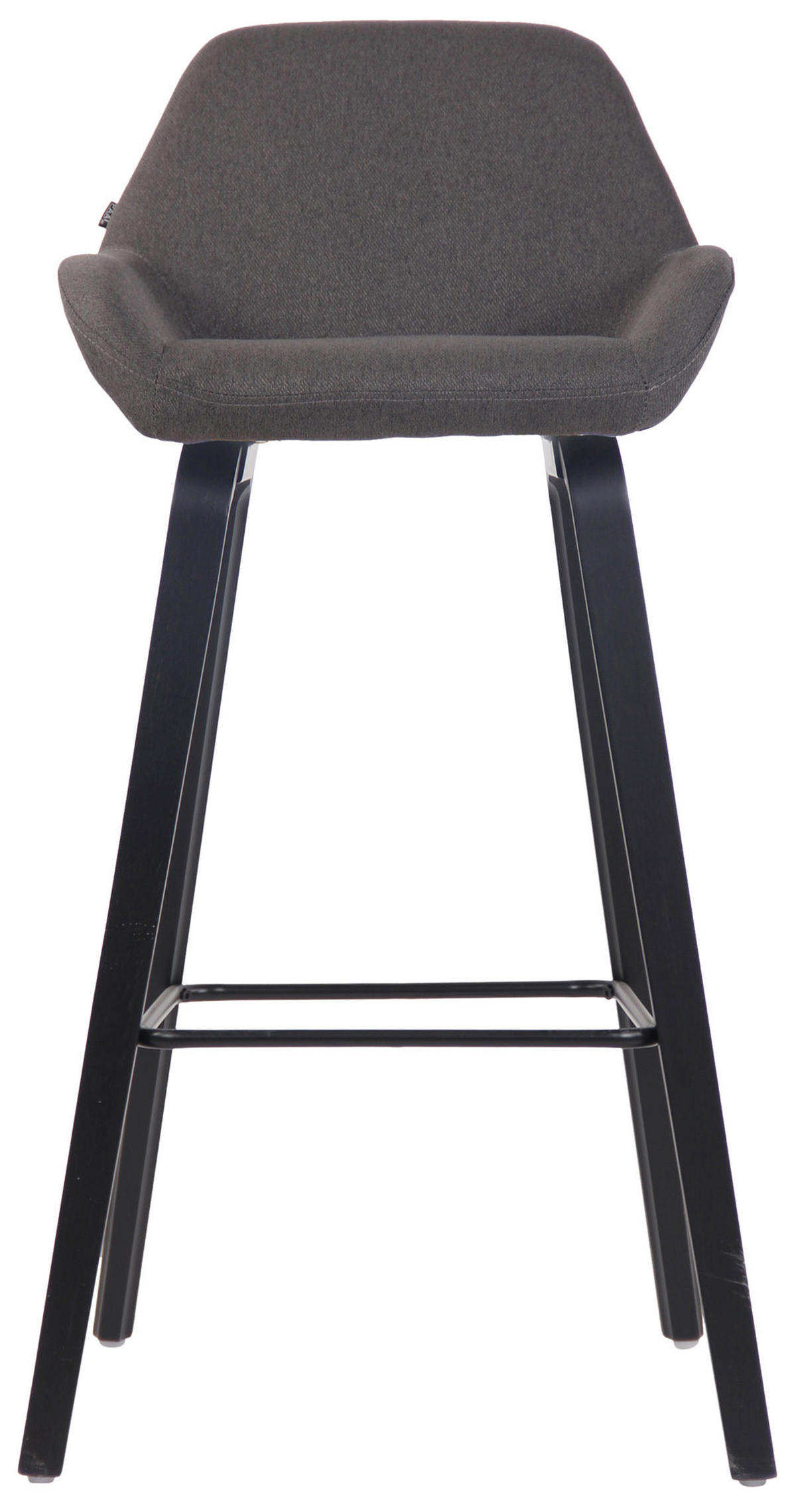 BARHOCKER Stoff dunkelgrau - Dunkelgrau, Textil (52/103/51cm) - CLP