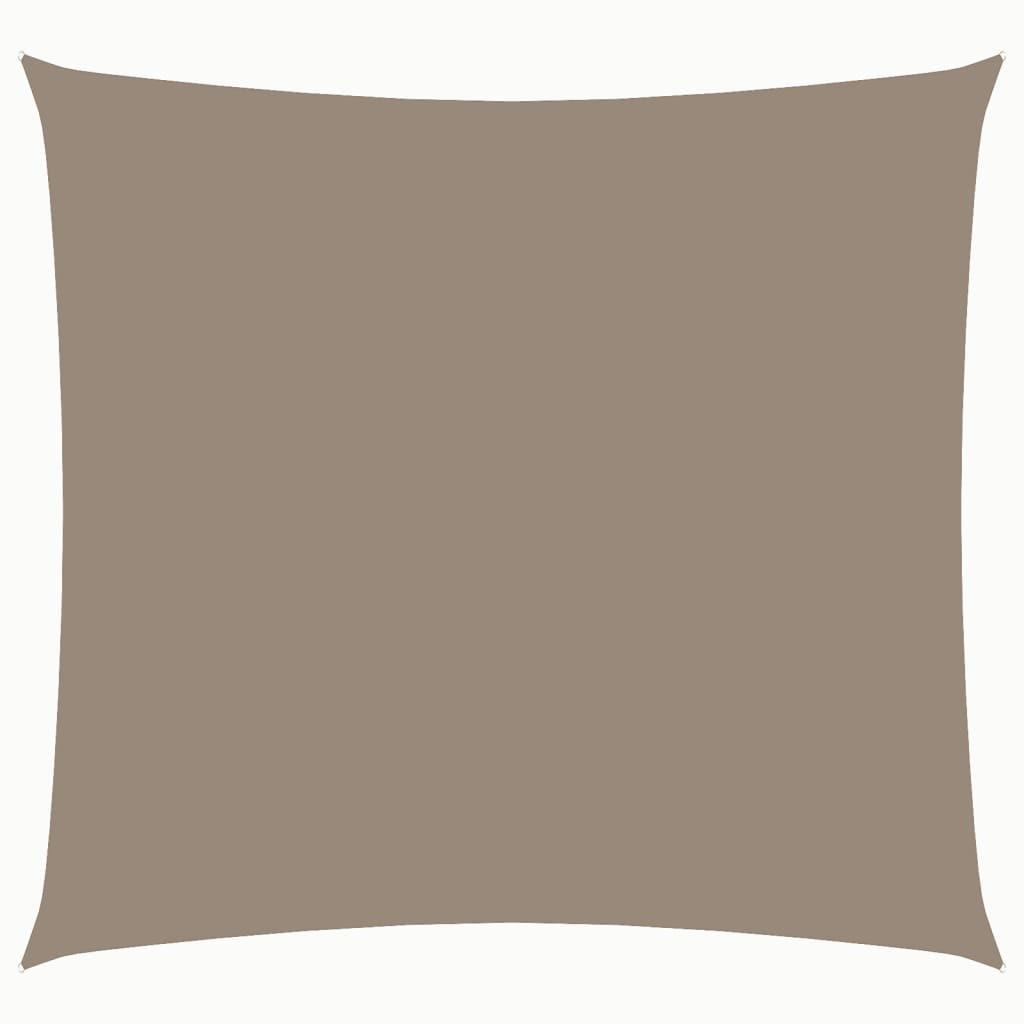 SONNENSEGEL Oxford-Gewebe Quadratisch 5x5 m Taupe - Taupe, Textil (500/500cm) - furnicato