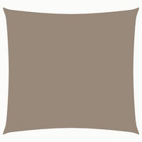 SONNENSEGEL Oxford-Gewebe Quadratisch 5x5 m Taupe - Taupe, Textil (500/500cm) - furnicato