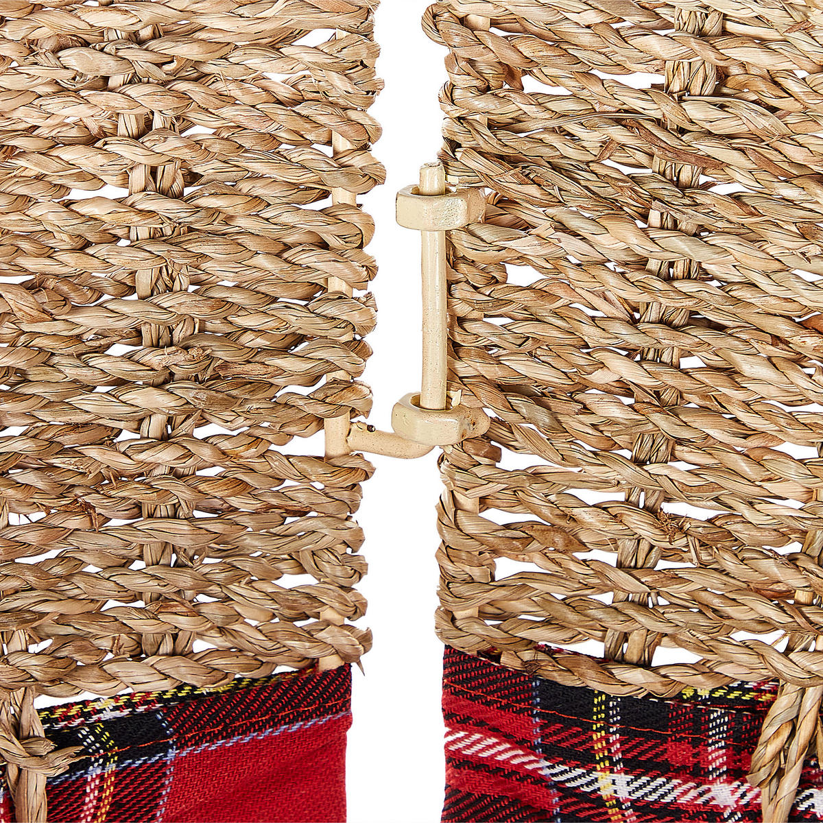 WEIHNACHTSBAUMKRAGEN 27 cm Naturfarben Marche - Naturfarben, Naturmaterialen (27cm) - Beliani