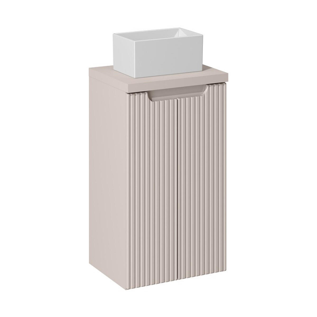 WASCHTISCHKOMBI 50 cm 3Teile Nova Cashmere N BM165 in Kaschmir/Matt - Kaschmir, Holz (50/57/40cm)