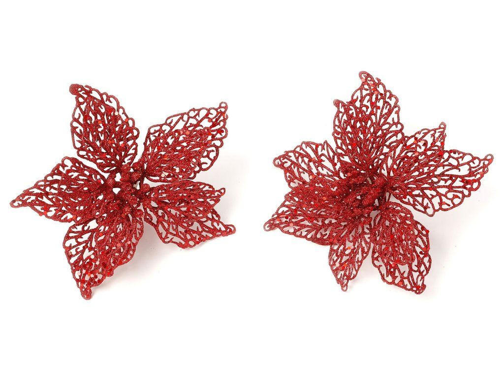 Laalu Weihnachtsdekorationen Rot 18x5x18 cm