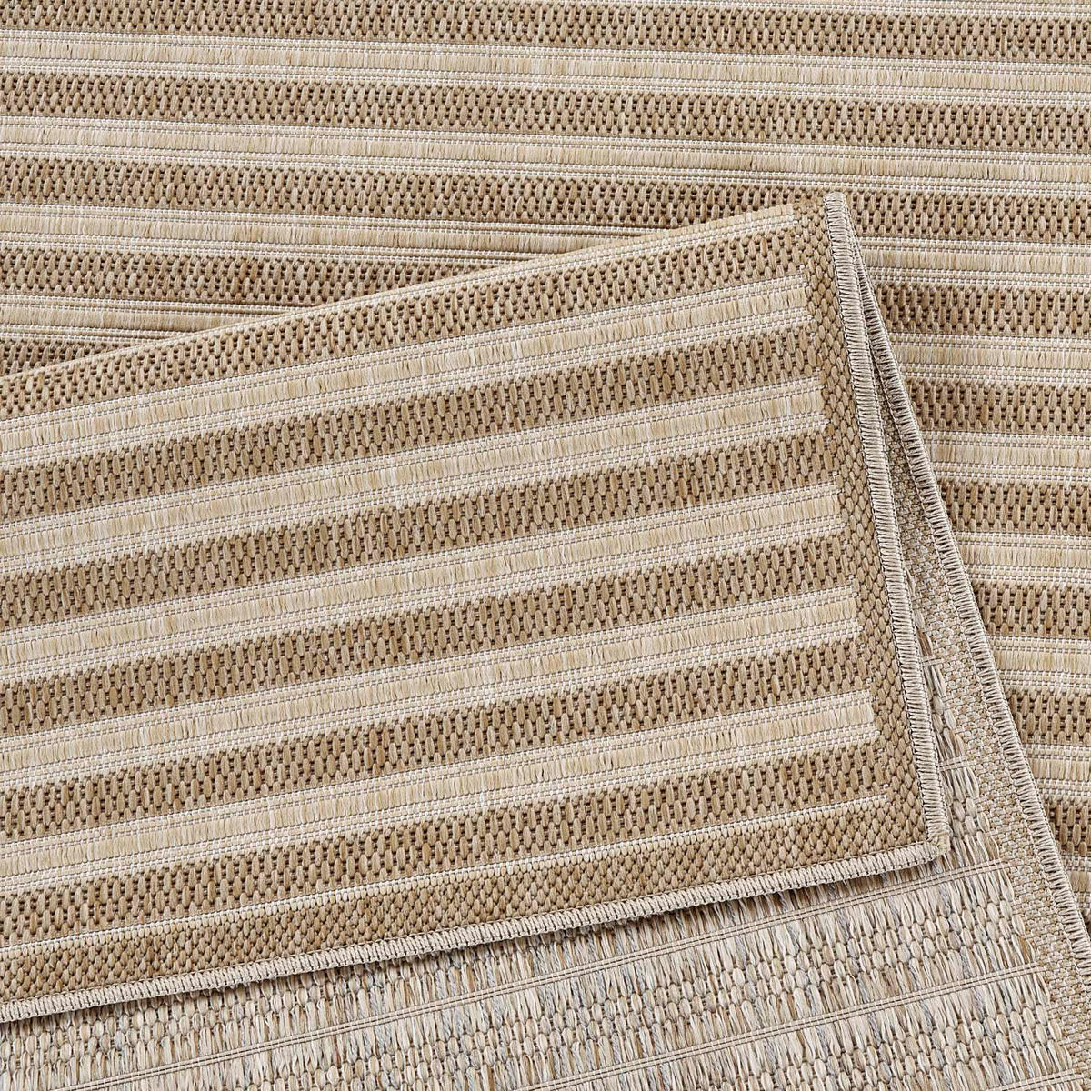 OUTDOOR-TEPPICH 102 Braun Wetterfest 140x200 cm - Braun, Textil (140/200cm) - carpet city