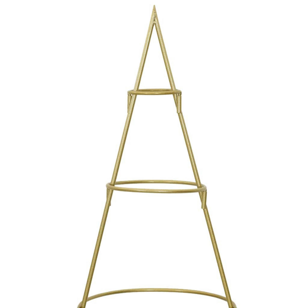 WEIHNACHTSBAUM Metall Gold 148 Cm Pulverbeschichteter Stahl - Goldfarben, Metall (148cm) - vidaXL