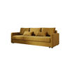 SOFA MOS mit Schlaffunktion ITAKA 33 mit Stauraum - Goldfarben, Textil (84/72/220cm) - Bedante