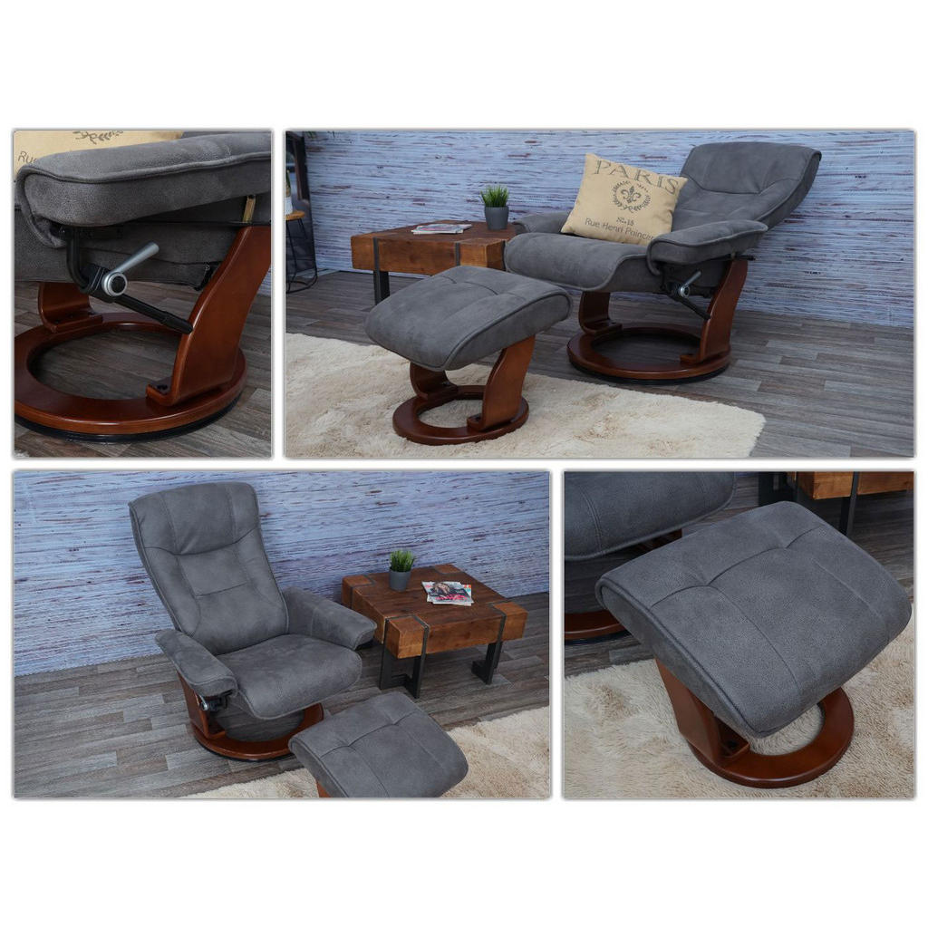 Thumbnail - MCA Relaxsessel, Anthrazit, Textil, 85x104x117 cm, Wohnzimmer, Sessel, Relaxsessel