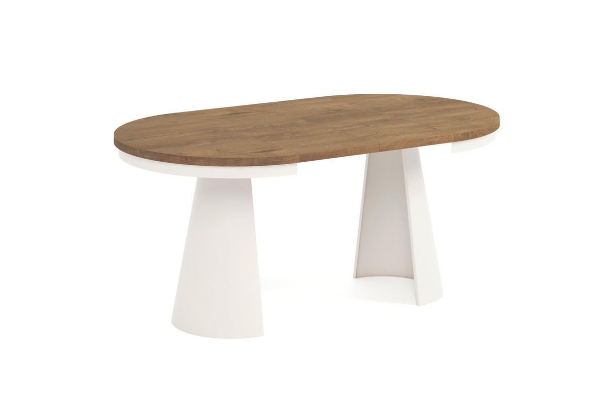 ESSTISCH CALMA Bis - Kaschmir/Beige, Holzwerkstoff/Metall (100/100/76cm) - Meblini