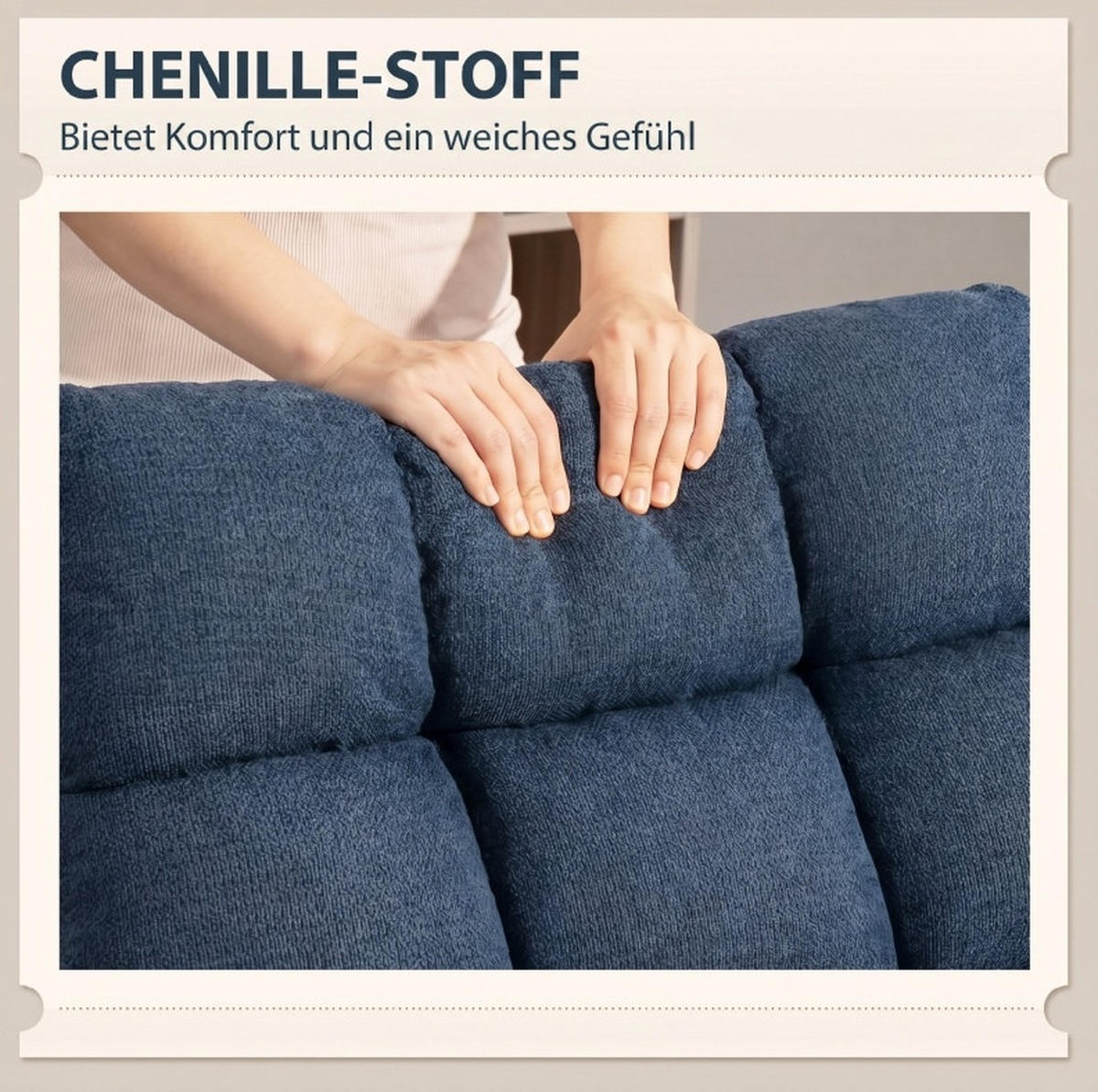 DREHSESSEL in Dunkelblau 75x95x90 cm ohne Armlehnen mit Stahlbeinen - Dunkelblau, Textil (95/90/75cm) - IVMEU