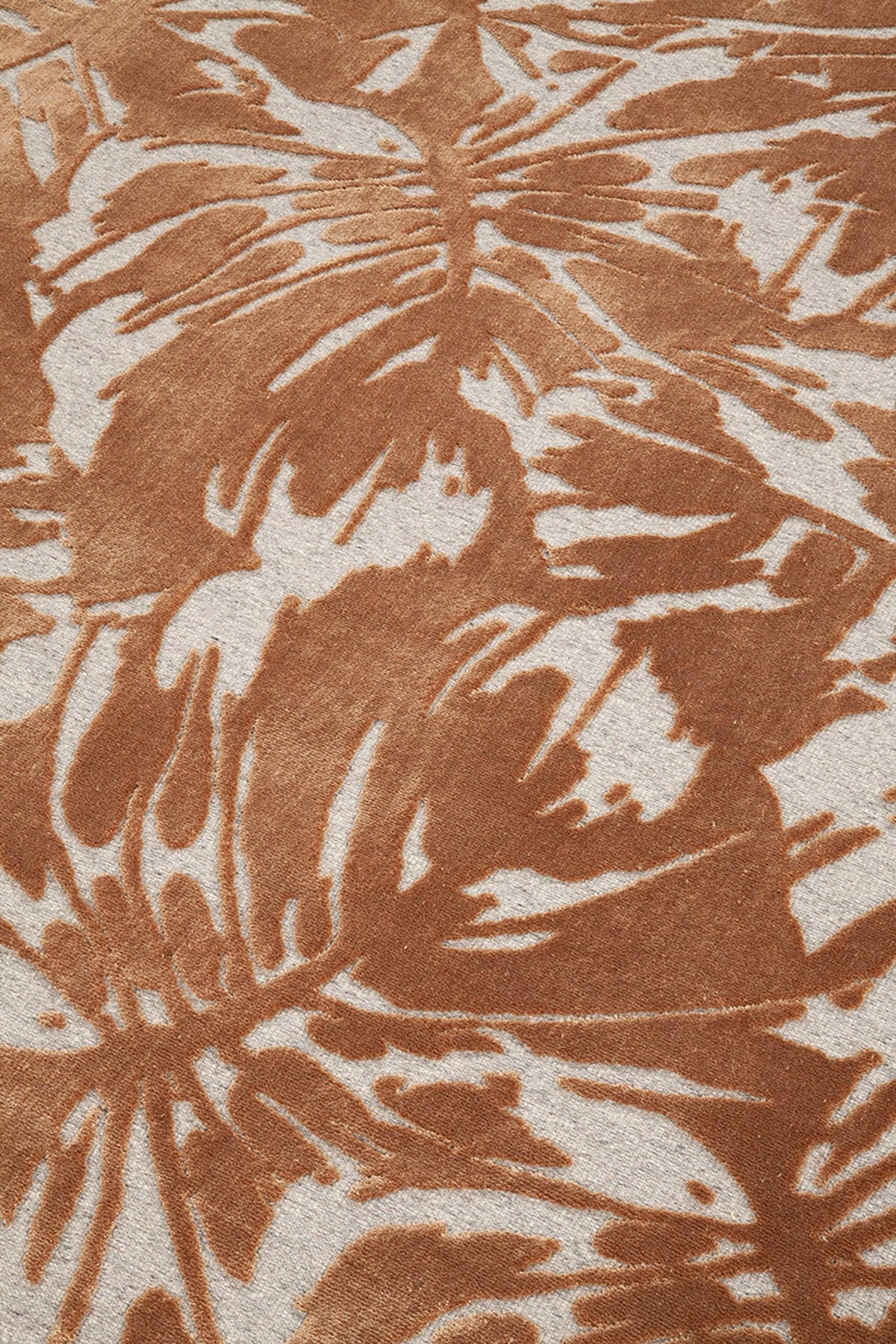 TEPPICH modern Wohn-/Schlafzimmer FOLIAGE Orange 160 x 230 cm - Orange, Textil (160/230cm) - Novatrend