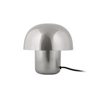 TISCHLAMPE Fat Mushroom 20/20/20 cm - Silberfarben, Metall (20/20/20cm) - Leitmotiv