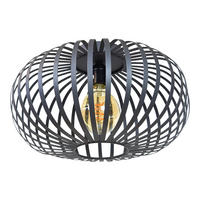 DECKENLEUCHTEN Flow Schwarz - Schwarz, Metall (40/40/23cm) - Urban Interiors