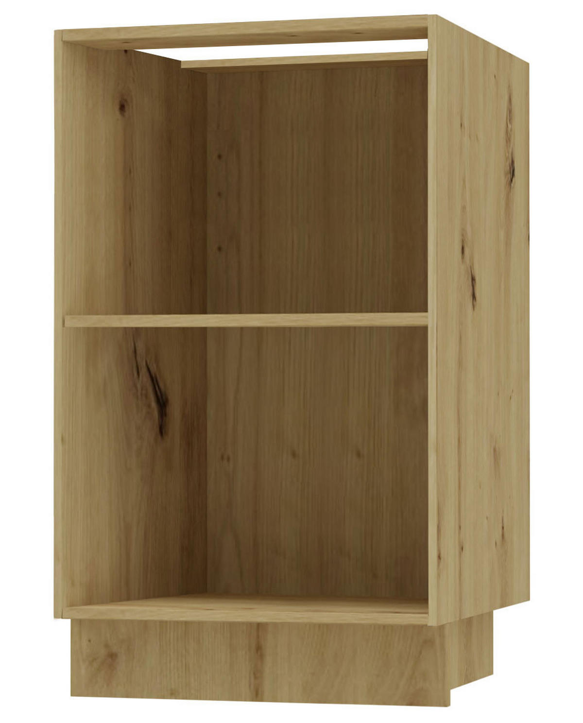 UNTERSCHRANK Bari D11/60 Eiche Artisan / RAL 4009 pastellviolett 60 / 50 / 82cm - Violett/Eiche Artisan, Holz/Holzwerkstoff (60/82/50cm) - Feldmann-Wohnen