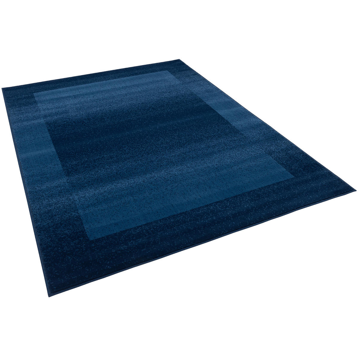MODERN DESIGNER VELOURS TEPPICH SAMBA - Dunkelblau, Textil (80/150cm) - Pergamon