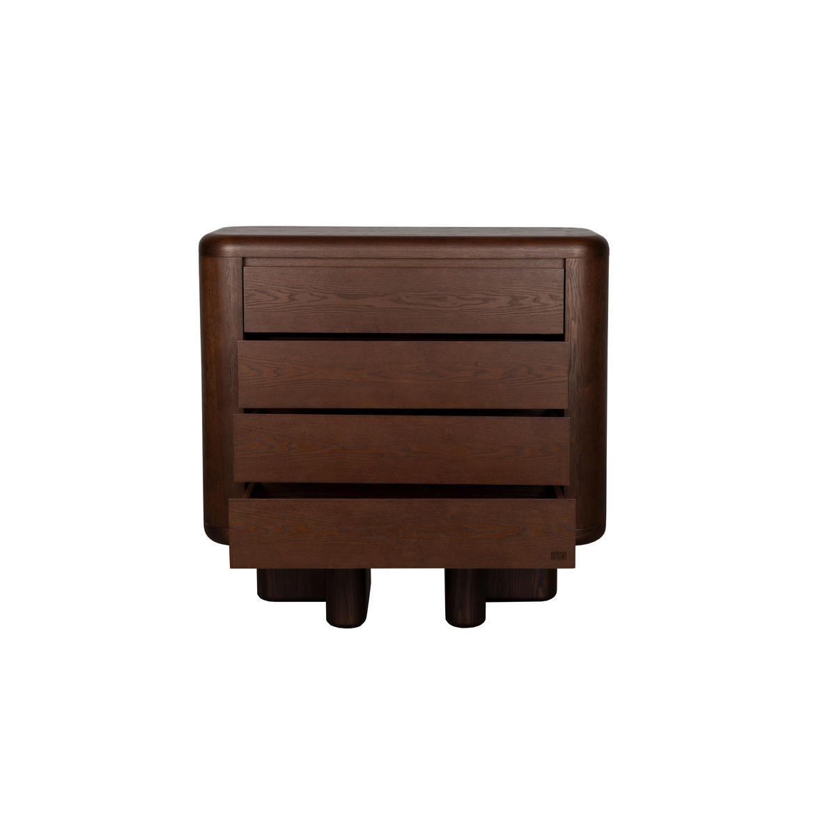 KOMMODE Herman Walnussfarbe - Braun, Holzwerkstoff (100/98/40cm) - Dutchbone